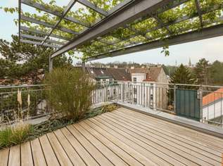 Familiendomizil: Penthouse mit Ateliercharakter, großen Terrassen und Grünblick, 1850000 €, Immobilien-Wohnungen in 1190 Döbling