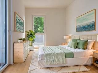 Grün Wohnen am Puls der Stadt: Sonnige Eigentumswohnung im neuen Graumann-Park, 375200 €, Immobilien-Wohnungen in 4050 Traun