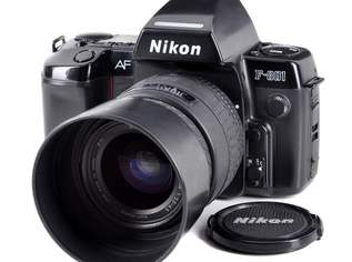 Nikon F-801 mit Zoom 28-200, 290 €, Marktplatz-Kameras & TV & Multimedia in 1200 Brigittenau