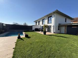 Attraktive Doppelhaushälfte mit Pool, 549000 €, Immobilien-Häuser in 4050 Traun