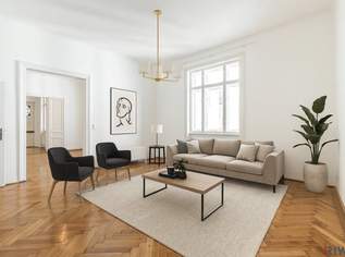 Klassische Stilaltbauwohnung mit Charme und Eleganz | Komplette Innenhoflage | 3. Etage | Nähe Donaukanal, Hundertwasserhaus, 1. Bezirk, Prater, 890000 €, Immobilien-Wohnungen in 1030 Landstraße