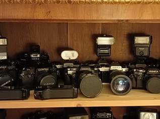 Kamerasammlung Yashica, Cosina, Contax, Canon, Minolta, 700 €, Marktplatz-Kameras & TV & Multimedia in 3580 Gemeinde Horn