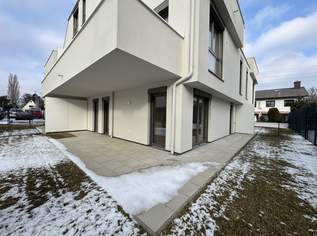 3-Zi Gartenwohnung beim Mühlwasser-Erstbezug-Fußbodenheizung-Tiefgaragenstellplatz, 1650 €, Immobilien-Wohnungen in 1220 Donaustadt