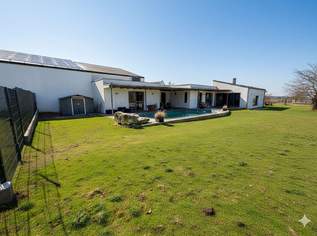 Panoramablick über den Neusiedler See: Architekten Bungalow mit 140m² auf 1.102 m² Traumgrund, 649000 €, Immobilien-Häuser in 7091 Gemeinde Breitenbrunn