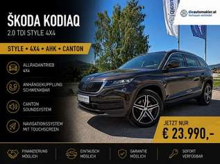 Kodiaq 2.0 TDI Style 4x4 |AHK|CANTON|NAVI|, 23990 €, Auto & Fahrrad-Autos in 9300 Sankt Veit an der Glan