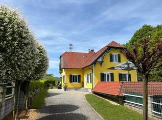Äußerst gepflegtes Wohnhaus in erhöhter ländlicher Lage mit angebauter Doppelgarage, 433000 €, Immobilien-Häuser in 8083 Sankt Stefan im Rosental