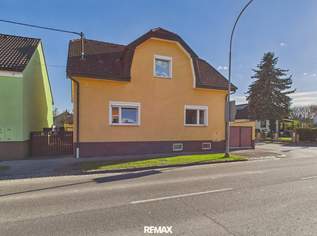 Charmantes Einfamilienhaus mit großzügigem Garten, 2 Garagen und viel Potenzial, 279000 €, Immobilien-Häuser in 2304 Gemeinde Orth an der Donau