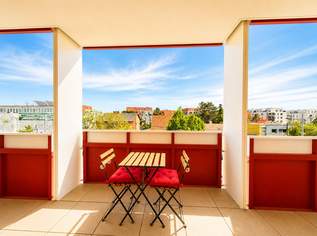 ALL-INCLUSIVE-LIVING I Badeteich Hirschstetten I großzügiger Balkon I Nähe U-Bahn I Lift vorhanden I Fußbodenheizung I moderne Ausstattung I Grünlage I Möbel Übernahme möglich, 1200 €, Immobilien-Wohnungen in 1220 Donaustadt