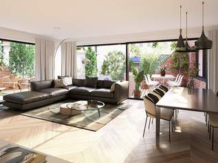 GROHGASSE 10 | innenhofseitige 4-Zimmer Maisonette-Wohnung mit herausragender Dachterrasse komplett ohne Schrägen | Townhouse, 1550000 €, Immobilien-Wohnungen in 1050 Margareten