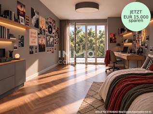Provisionsfreier Neubau-Erstbezug mit attraktiver Freifläche (Osten) und Goodies im Gebäude, 474000 €, Immobilien-Wohnungen in 1230 Liesing