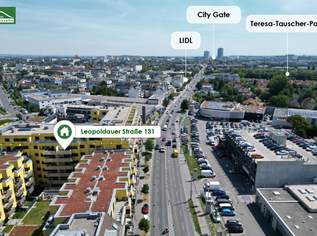 LEO 131 - Tolle 3-Zimmer Wohnung mit großen Zimmern in Hoflage! Anbindung zum Bahnhof, nahe Grünflächen und Siemens, 1329 €, Immobilien-Wohnungen in 1210 Floridsdorf