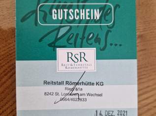 Reitgutscheine