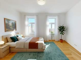 Sanierte 3-Zimmer-Mietwohnung mit großer Loggia in Top-Lage – 1030 Wien, 2773.18 €, Immobilien-Wohnungen in 1030 Landstraße