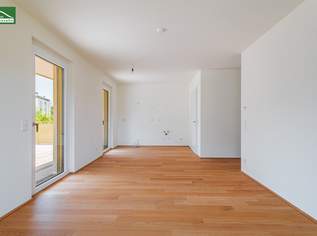Große und sonnige Süd-Terrasse _ Provisionsfreier Erstbezugs in begehrter Grünruhelage mit hervorragender Ausstattung (Geothermie,..), 436000 €, Immobilien-Wohnungen in 1210 Floridsdorf