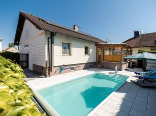 "Ihr neues Zuhause: Haus mit Pool, Wintergarten & Komfort", 430000 €, Immobilien-Häuser in 3430 Langenlebarn - Oberaigen