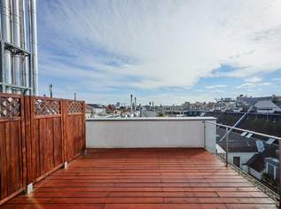 Urbanes Wohnen nahe Naschmarkt - 3 Zimmer Maisonette im DG - 2 Dachterrassen, 1099000 €, Immobilien-Wohnungen in 1050 Margareten