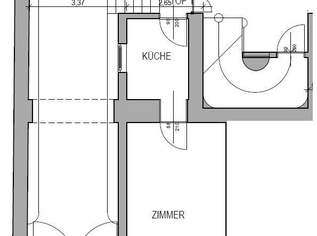 1030! Sanierungsbedürftiges Studio - Kleinwohnung!, 120000 €, Immobilien-Wohnungen in 1030 Landstraße