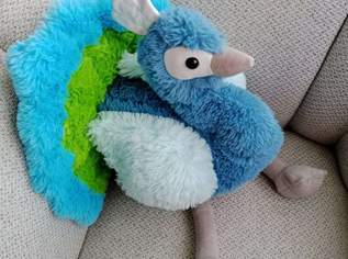 Stofftier GROßER Pfau, von Kopf bis Fussende ca 65cm, FIXPREIS 25€/NUR SELBSTABHOLUNG 