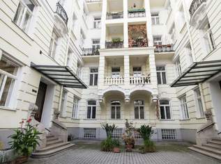 Neu sanierte Stilaltbauwohnung mit 2 Balkonen und 5 Zimmer bei Naschmarkt, 3144.33 €, Immobilien-Wohnungen in 1060 Mariahilf