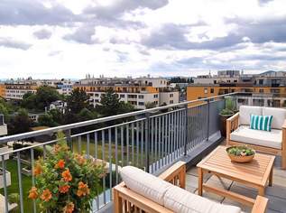Neuwertige 2-Zimmer-Wohnung mit 19m² Dachterrasse und Fernblick, 329000 €, Immobilien-Wohnungen in 1210 Floridsdorf