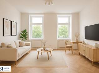 Lassen Sie Ihrer Kreativität freien Lauf! 2-Zimmer-Altbauwohnung am ruhigen Laubeplatz, 219000 €, Immobilien-Wohnungen in 1100 Favoriten
