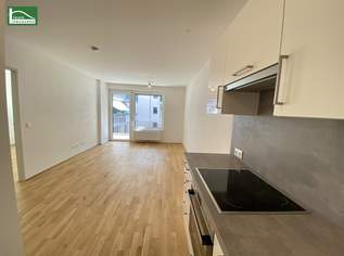 Neubau, großer Innenhof-Balkon und top Ausstattung! Modernes Wohnen mit der Straßenbahn 26 vor der Tür und S-Bahn in Gehweite!, 825 €, Immobilien-Wohnungen in 1210 Floridsdorf