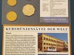 Kursmünzensatz MACAO, 15 €, Marktplatz-Antiquitäten, Sammlerobjekte & Kunst in 2320 Rannersdorf
