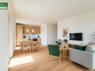 Idyllische 3-Zimmer-Wohnung im energieeffizenten Neubauprojekt Hirschfeld - Naturnah wohnen, 430000 €, Immobilien-Wohnungen in 1210 Floridsdorf