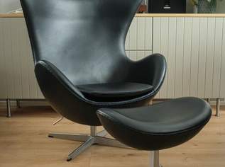 Fritz Hansen - Egg Chair - Original Sessel inklusive Hocker Hocker, 3200 €, Haus, Bau, Garten-Möbel & Sanitär in 5722 Niedernsill