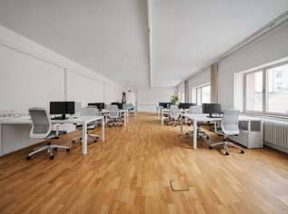 Offen gestaltete Bürofläche im Herzen des 5. Wiener Bezirks zu mieten, 3009.41 €, Immobilien-Gewerbeobjekte in 1050 Margareten