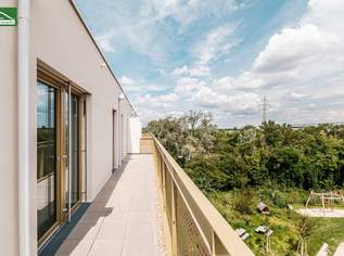 Fernblick im begehrten "Hirschfeld - Naturnah wohnen" - Provisionsfrei mit hervorragender Ausstattung (Erdwärme, "Fussbodenkühlung",..), 430000 €, Immobilien-Wohnungen in 1210 Floridsdorf