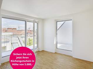 Weitblick investieren: Exklusive Dachgeschoß-Vorsorgewohnungen mit 360°-Ausblick in Top-Lage der Stadt, 466000 €, Immobilien-Wohnungen in 1200 Brigittenau