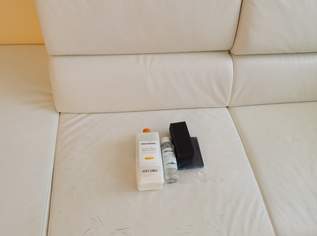 Wohnlandschaft Echtleder Farbe: Eierschale, 990 €, Haus, Bau, Garten-Möbel & Sanitär in 1200 Brigittenau