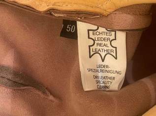 NEUE Lederhose mit Gürtel von Hirscher Gr. 50