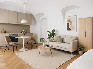 Hofseitiges Apartment mit schöner Gewölbedecke! Für Kurzzeitvermietung geeignet!, 240500 €, Immobilien-Wohnungen in 1050 Margareten
