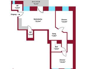 JETZT NOCH WÜNSCHE EINBRINGEN! Erstbezug I Balkon I Schlüsselfertig I Luftwärmepumpe inkl. Kühlung I (copy), 413000 €, Immobilien-Wohnungen in 1100 Favoriten