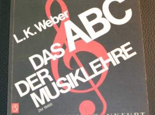 Weber, L.K.: Das ABC der Musiklehre, Frankfurt 1979, 5 €, Marktplatz-Bücher & Bildbände in 1160 Ottakring