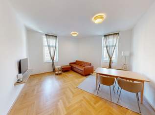 Möblierte 3 - Zimmer-Wohnung in bester Lage von 1030 Wien - All inclusive Miete - 6 Monate Befristung, 1899 €, Immobilien-Wohnungen in 1030 Landstraße