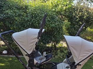 Zwillings- oder Geschwisterwagen