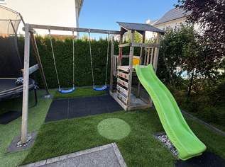 Wickey spielturm mit Schaukel, Rutsche und Sandkasten , 100 €, Haus, Bau, Garten-Balkon & Garten in 4481 Asten