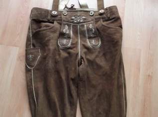 Trachten-Lederhose mit Träger Gr 40, 49 €, Kleidung & Schmuck-Herrenkleidung in 2410 Gemeinde Hainburg an der Donau