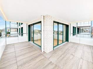 Provisionsfreie Traumwohnung mit großem Balkon in beeindruckender Gartenoase, 612000 €, Immobilien-Wohnungen in 1100 Favoriten