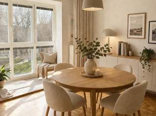 Helle 4-Zimmer-Wohnung (ca. 93 m²) mit Loggia und Parkblick. Master-Schlafzimmer mit eigenem Badezimmer., 569000 €, Immobilien-Wohnungen in 1200 Brigittenau