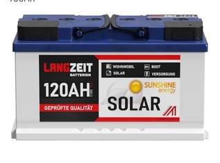 Solarbatterie 120Ah, 12V, 80 €, Haus, Bau, Garten-Hausbau & Werkzeug in 4720 Neumarkt im Hausruckkreis