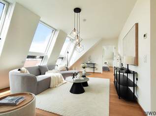 BEZUGSFERTIG // DG-Wohnung mit Terrasse // Klima, Luft-Wärme-Pumpe, elektrische Außenbeschattung (Top 24), 789000 €, Immobilien-Wohnungen in 1120 Meidling