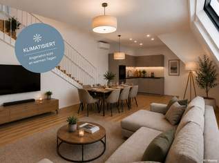 Klimatisierter Erstbezug | großzügig Wohnen im 2. Dachgeschoss >> Dachterrasse mit Wien-Blick, 675800 €, Immobilien-Wohnungen in 1210 Floridsdorf