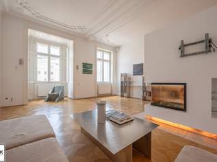Stilvolle Altbauwohnung mit Balkon am Naschmarkt – 134 m² Wohnqualität in Bestlage von Wien-Wieden, 1380000 €, Immobilien-Wohnungen in 1040 Wieden