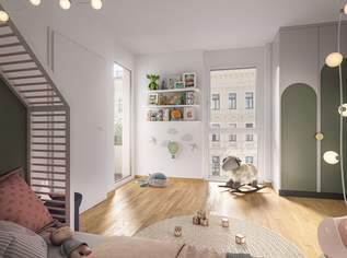 Moderne 2-Zimmer-Wohnung mit Loggia - Nachhaltiges Wohnen beim Yppenplatz, 301000 €, Immobilien-Wohnungen in 1170 Hernals