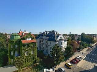 STADT. NATUR. WEITBLICK. „Wohnen mit Weitblick über den Grünen Prater – Exklusive, kernsanierte Eigentumswohnung in der Böcklinstraße“, 399000 €, Immobilien-Wohnungen in 1020 Leopoldstadt