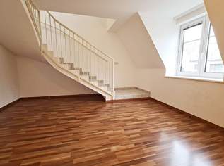 DACHGESCHOSS, U3-NÄHE, 52 m2 Maisonette, 2 Zimmer, Kochnische, Duschbad, Meiselstraße, 712.45 €, Immobilien-Wohnungen in 1150 Rudolfsheim-Fünfhaus